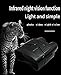 SPOFLYINN Infrared Night Vision Binoculars Outdoor High-Definition Digital Photo Video Black