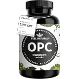 OPC Traubenkernextrakt – 240 Kapseln mit 1000mg OPC Extrakt – Höchster OPC Gehalt nach HPLC – aus französischen Weintrauben – Vegan, hochdosiert, in Deutschland produziert