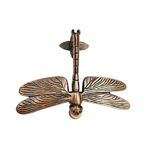 Akatva"Daugava" Solid Brass Door Knocker For Front Door-Handmade Door Knocker -Exterior Home Door Knocker For Doors – Solid Brass Door Knocker – Knocker For Doors–Antique Copper #TOP21