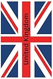  Union Jack Flag Notebook – Lined Journal: Travel, School & Office Writing Notebook, Gift for England & UK Fans