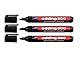 edding 4-300001 300 Industry Permanent Marker - Rundspitze - Beschriftung von Karton, Metall, Gummi und Glas, schwarz (1,5-3 mm, 3er Pack)