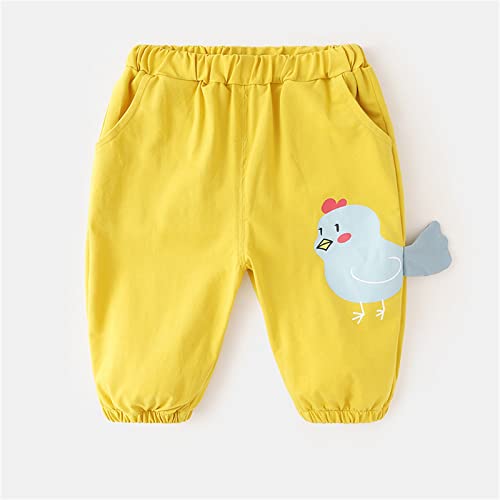 Toddler Kids Boys Girls Cute Cartoon Print Trousers Elastic Waist Pants Baby Casual Sweatpants2
