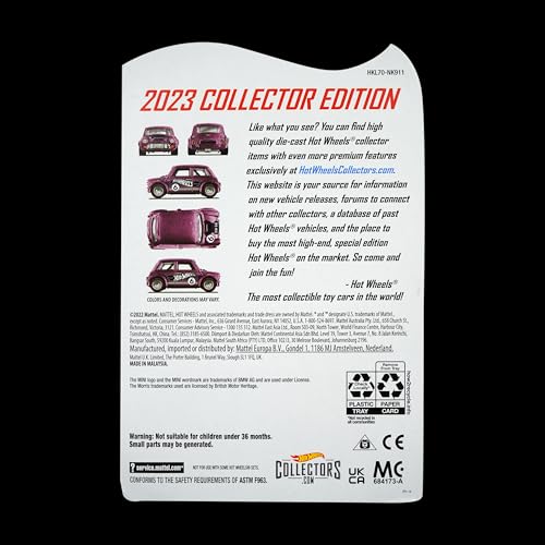 Image of Hot Wheels Collector Edition | Premium Die-Cast Metal Car for Kids & Collectors | Rare One-Time Release Model for Boys | No Restock Limited Edition (Morris Mini)