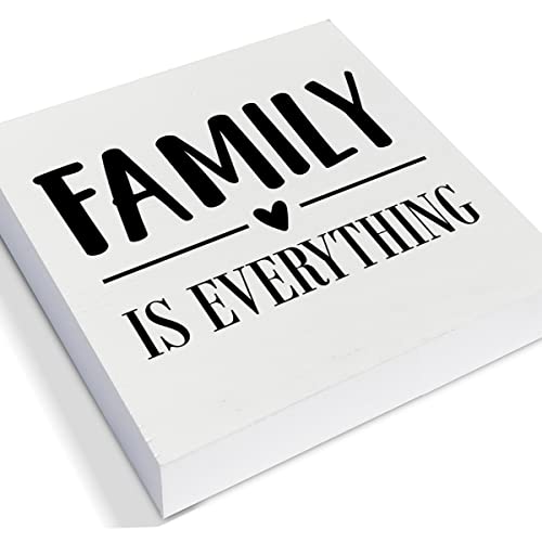 Family-is-Everything-Decorative-Wooden-Box-Sign-Family-Home-Wood-Block-Plaque-Decor-Rustic-Shelf-or-Wall-Display-for-Living-Room-Bedroom Family is Everything Decorative Wooden Box Sign Family Home Wood Block Plaque Decor Rustic Shelf or Wall Display for Living Room Bedroom