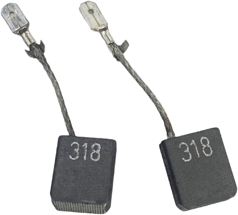 Miniatura 4 de Tolxh Paquete de 2 cepillos de carbono # 316055220 # 17-150 6 "amoladora angular M16 calidad duradera nuevas piezas de repuesto para METABO