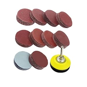 DOITOOL Schleifscheiben-Pad-Kit für Bohrer 100 Stück