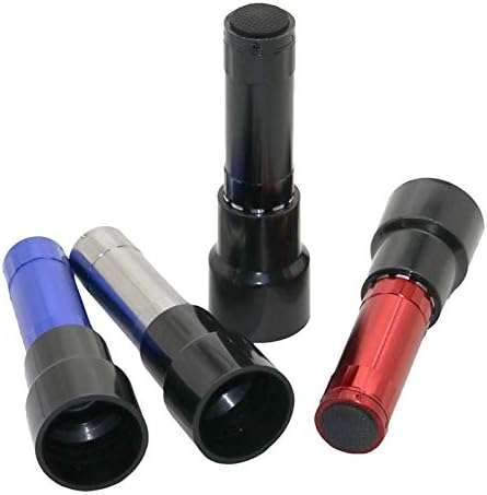 5 PCS Incubator Egg Tester Flashlight Light Egg Candling Lamp(Blue) (Color : Blue) (Silver)