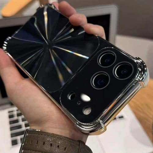 Coque antichoc iPhone 15 Pro Max dos en verre trempé anti-rayures noir