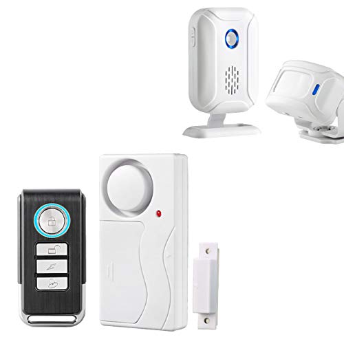 Hendun Bundle of Wireless Magnetic Alarm and Motion Sensing Alarm