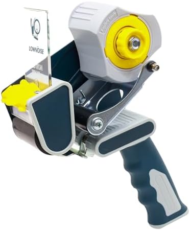 Packbandabroller mit Sicherheitsvorrichtung | Profi-Ausführung | Sicherheits-Handabroller | Für Klebeband mit max. 50 mm Breite