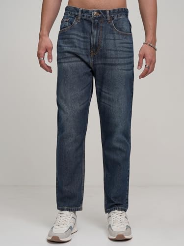 Image of Highlander Men's Jeans | Dad Fit | 100% Cotton | Classic & Comfortable Denim for Everyday Casual Wear