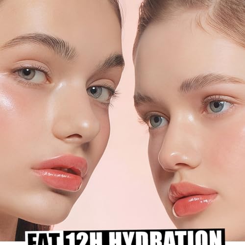 4PCS Lip Gloss Set - Long Lasting Lip Oil Light Lipgloss Set - Glitter Liquid Lip Gloss - Moisturizing Tinted Lip Gloss Lip Plumper Lip Balm - Plumping Lip Gloss for Girls and Women (C Set) - Image 8