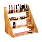 Grußkarten-Präsentationsständer, 4-stöckig, Holz-Acryl-Organizer,...