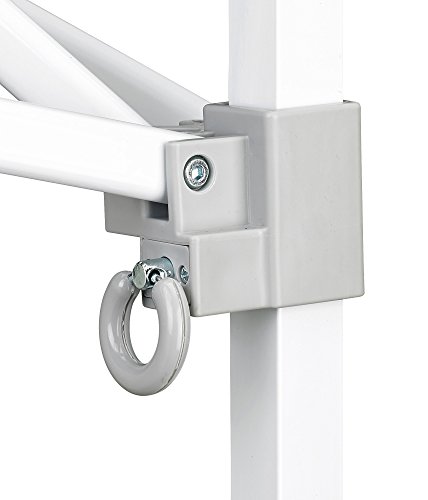 E-Z Up Sierra Instant Shelter Canopy, Angled Leg 12' X 12', Lightweight, White Powder-Coated Steel Frame And Clear Span Ceiling, Royal Blue #TOP1