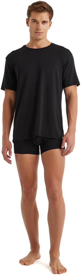 Men Modal Elastane Undershirt Silver Collection 9306
