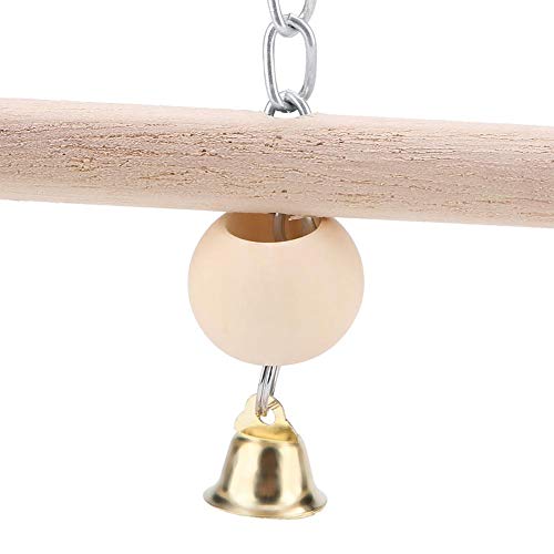 TOPINCN Pet Parrot Ladder Toy Wooden Climbing Swing Ladder Bridge Bird Cage Accessories Decorative Flexible for Birds Hamster Trainning - Image 7