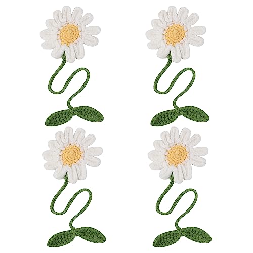 Marque-page marguerite en crochet : ne perdez plus votre page dans vos livres