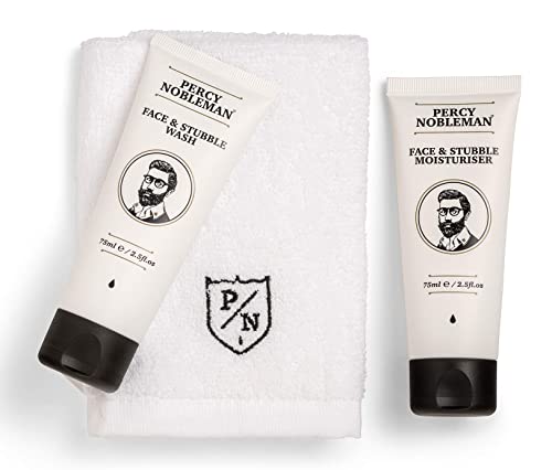Set per viso e barba corta di Percy Nobleman