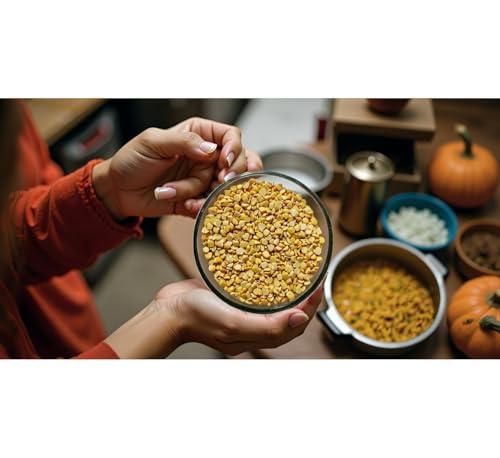 Image of Satya Madhaba Farms Premium Khesari | Grass Peas | Kesari | Lakhori | Lakh Dal - Naturally Grown, Fertilizer & Pesticide Free, Direct from Farm Fresh 950 grams