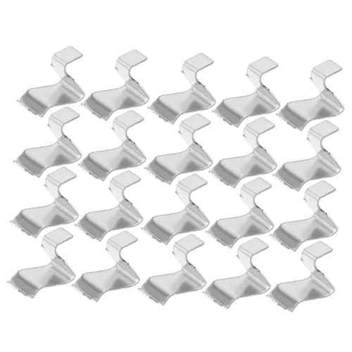 BESTYASH 20Pcs Adjustable Shelf Clip Brackets Heavy Duty Metal Cabinet Support for File Storage Tool Setup Flexible Height Fit for Kitchen Cabinets