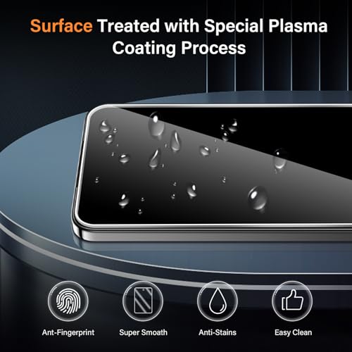 Yenwen Protector de Pantalla para Honor Magic 8 Lite 5G, 2 Piezas Cristal Templado con 2 Piezas Protector de Lente de Cámara para Honor Magic8 Lite, 9H Dureza Ultra Resistente Vidrio Templado - imagen 2