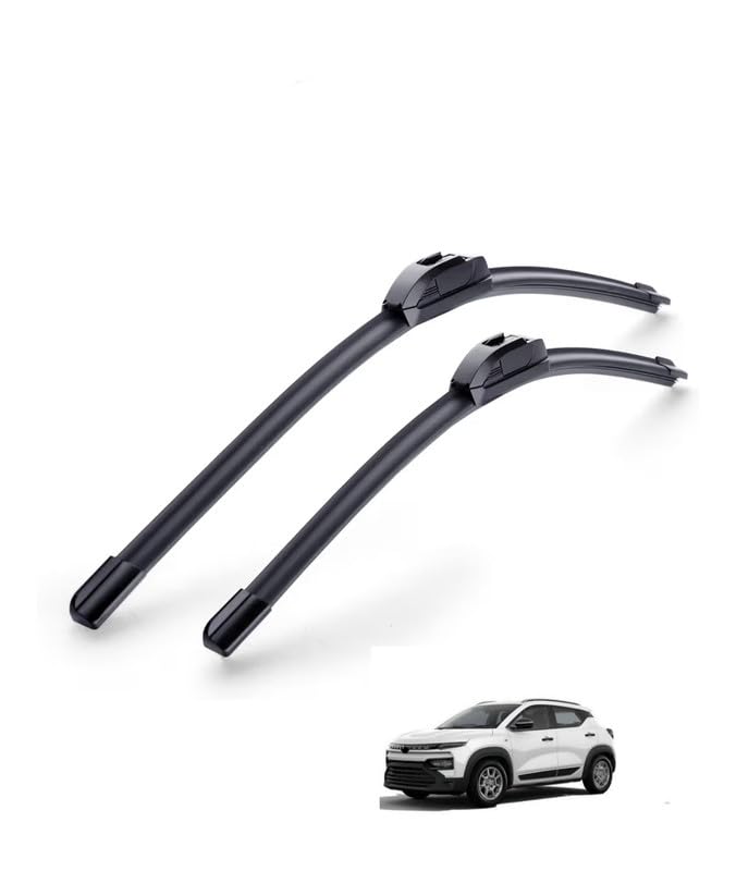Image of AWB Frameless /Soft 20 inch16 inchAll-Season Replacement Wiper Blades Compatible with Renault Kiger(Pack of 2)