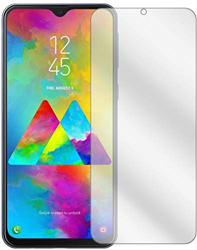 Ecultor I 2 protectores de pantalla compatibles con Samsung Galaxy M20 (más pequeños que el cristal, ya que esta es curva).