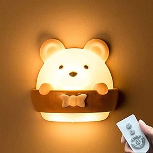 Veilleuse Feliciay Pour Enfants, Lampe De Chevet Pour Enfants, Veilleuse Pour Enfants, Lampe De Nuit Portative à Chargement Usb Avec TéLéCommande Pour Dormir, Lire Et Se DéTendre Dans La Chambre