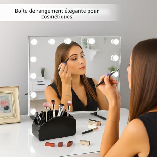 Support de Télécommande,PU Porte-télécommande avec 5 Compartiments – vue 4