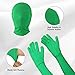 Chromakey Green Screen Gloves Hood Chroma Key Glove and Hood Invisible Effects Background Chroma Keying for Green Screen Photography Photo Video Film Make