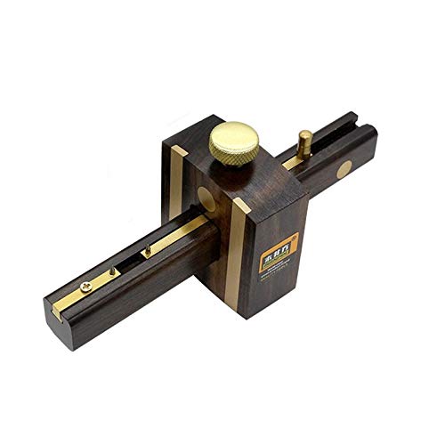 Yundxi Wood Marking Gauge Wood Scraper Scribe Mortice Gauge Marking Mortise Gauge Woodworking Measuring Tool (2#)