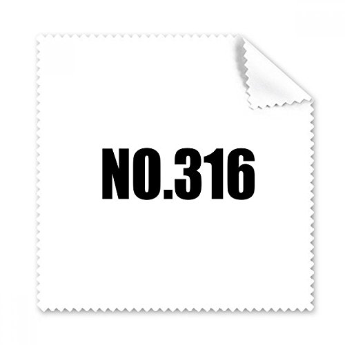 Chiffon optique No.316 pour l'entretien des lunettes au bureau et écrans à la maison