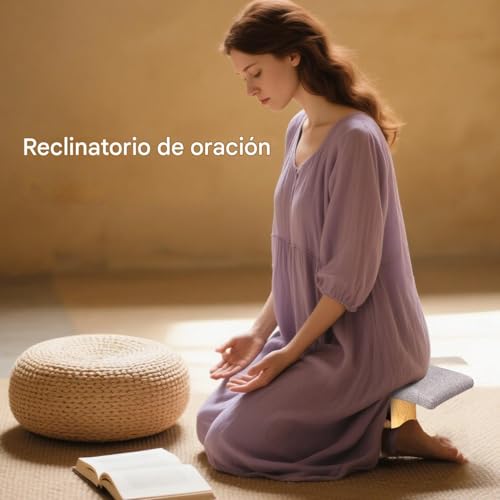 Evita el dolor de espalda al meditar con este taburete ergonómico para arrodillarse 3