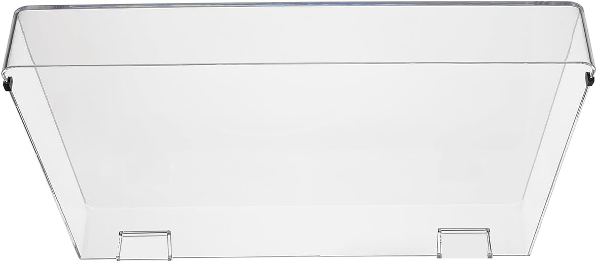 Custom Fit 3mm Acrylic Dust Cover for Audio-Technica AT-LP3/3X Fully Automatic Turntable, Clear Scratch & Dust Protector Lid for Belt-Drive Record Player