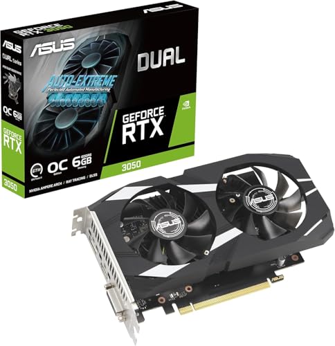 Dual GeForce RTX 3050 OC Edition 6GB GDDR6 rfIJ[h/DUAL-RTX3050-O6G Kʕi