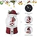 Christmas Snow Globes Glitter Water Globe Musical Snow Globe Holiday Decoration Plays We Wish You a Merry Christmas, Santa Claus