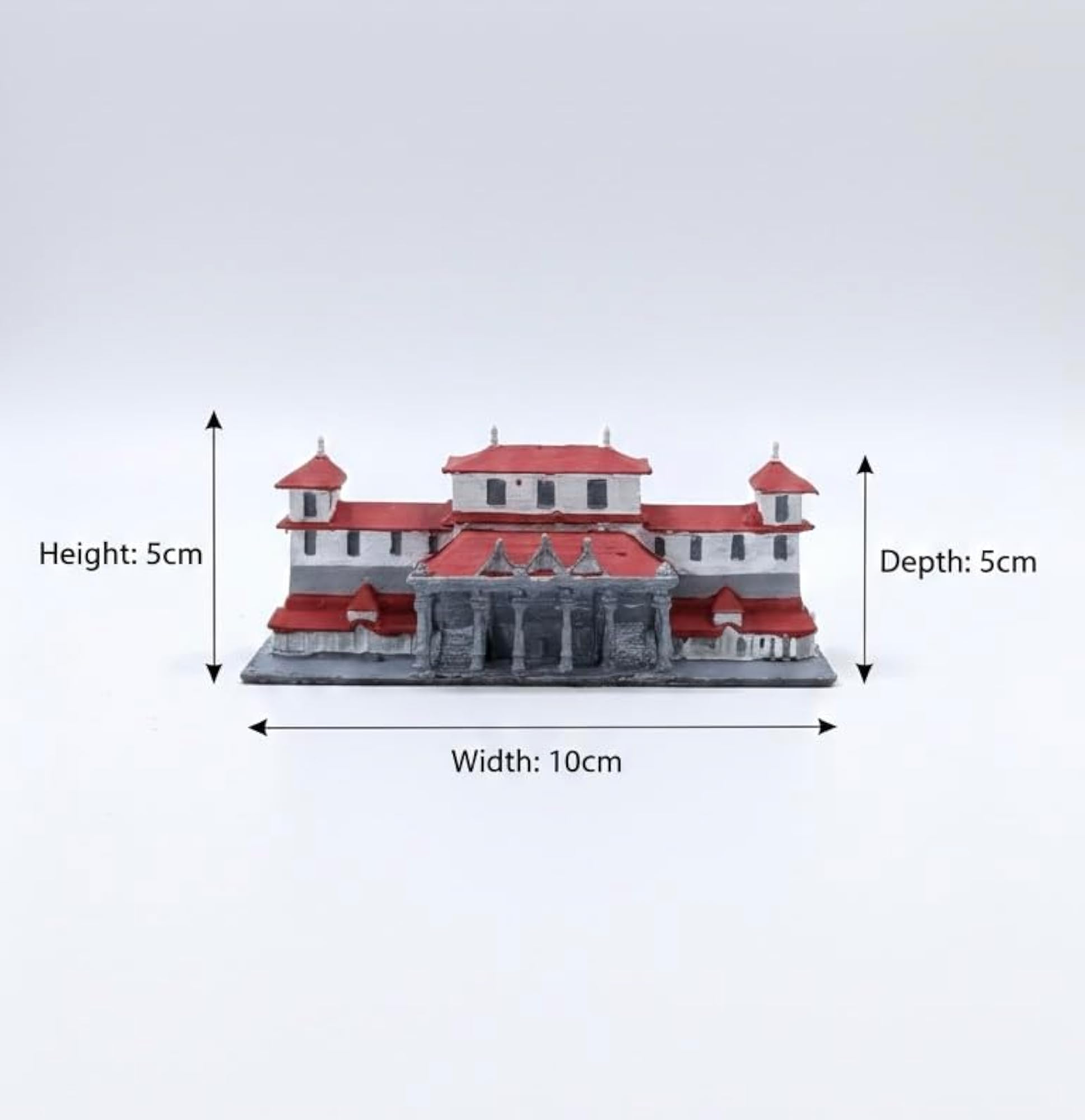 3D Printed Dharmastala Manjunatha Swamy Temple Miniature Model