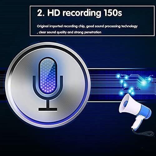 TIST Portable Long Standby with Music Alarm Function Megaphone Speaker HD Recording Megaphone Speaker Clear Sound