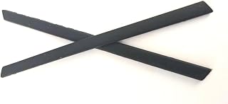 Caulo Replacement Ear Socks Sleeves Compatible with Oakley Glass Sunglass Frames OX3222 OX3232 OX3241 OX8097 OX8103 etc (Black - 1 Pair)