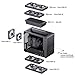 JONSBO/JONSPLUS Z20 Black Micro-ATX Mini Tower PC Case,with Detachable Carrying Handle, Mini Size, High-Performance Hardware Compatible, Support 240AIO, H160mm Cooler, Matx Black
