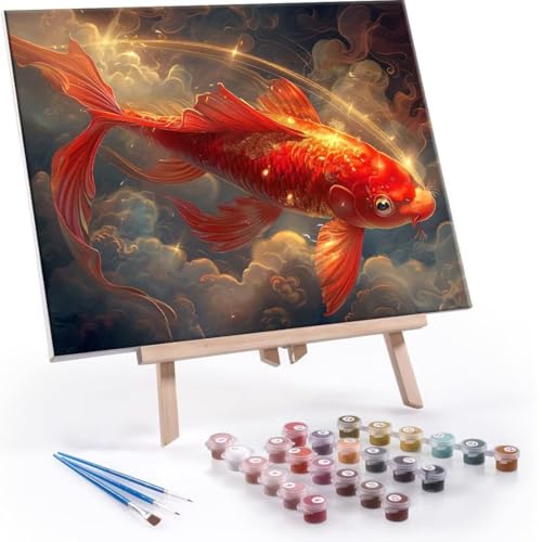 G hG fW^G ь LbgŃyCguVƃANG̋, l̎q̂߂̃Mtg Paint by Numbers h DIY ɂAN ʊGCeA rO 40x50cm (t[X) 