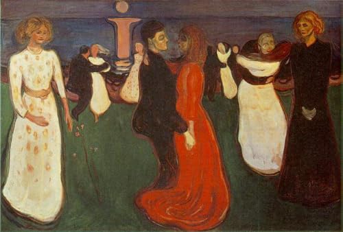 Peinture Danse de la vie Munch toile huile fait main académie
