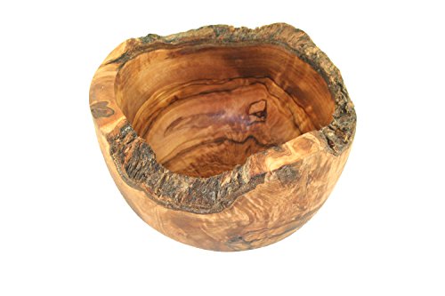 D.O.M. Die Olivenholz Manufaktur D.O.M. Bol rond rustique env. 12–15 cm en bois d'olivier