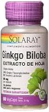 Solaray Ginkgo Biloba 60mg | 60 VegCaps