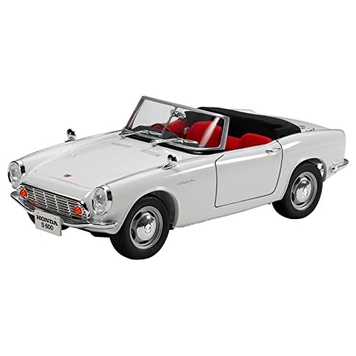 Tamiya - Maqueta Para Montar Honda S600 convertible de techo duro E: 1/24 (Tamiya-24340)