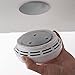 meioro Magnetic Smoke Detector Installation Tool,Quick and Easy Fastening Ceiling Mounted Kit for Smoke Alarm Ø 70mm,No Need Drill 10 Seconds Install Smoke Sensors(1 pcs)