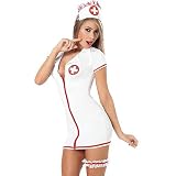 TBSCWYF Scuola Ragazza Costume da Lingerie Babydoll Donna School Girl Uniform Costume Vestito da Lolita Cosplay Mini Top e Gonna Plaid a Pieghe