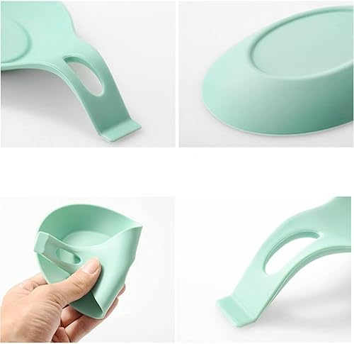 Miniatura 6 de Paquete de 4 cucharas de silicona para encimera de cocina, organizador de utensilios de cocina, soporte para cuchara de cocina, soporte para cuchara