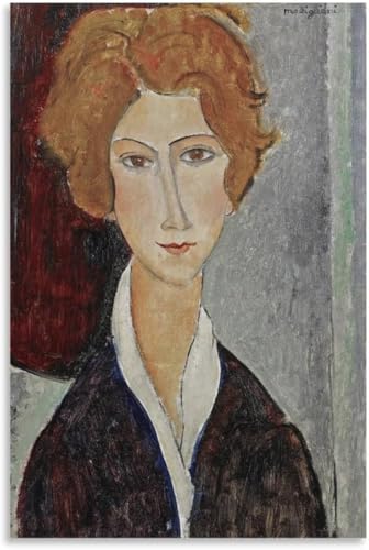 Amedeo Modigliani Affiche de Qualité Premium Peinture Abstraite de Caractère