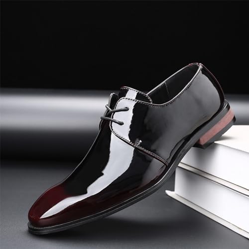 Fashion Pointed Toe Oxford Shoes Business Oxford Shoes Fashion Slip-On Round Toe Casual Work Office Comfortable Business Shoes2
